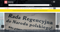 Desktop Screenshot of bn.org.pl
