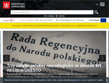 Tablet Screenshot of bn.gov.pl